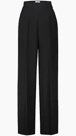 Quần da The Row nữ đen